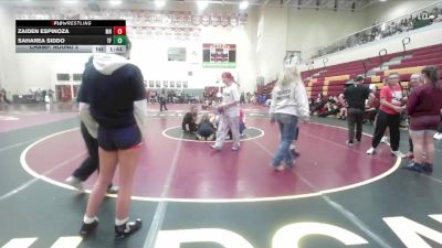 120 lbs Champ. Round 3 - Saharea Siddo, Twin Falls vs Zaiden Espinoza, Mt. Home