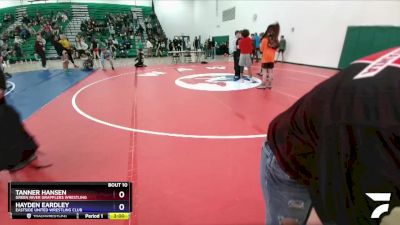 126 lbs Quarterfinal - Tanner Hansen, Green River Grapplers Wrestling vs Hayden Eardley, Eastside United Wrestling Club