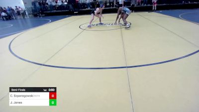 142-HS2 lbs Semifinal - Chase Szparagowski, Roman Catholic vs Jaylin Jones, .