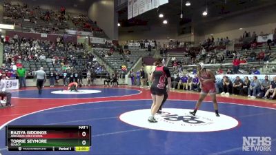 5A 155 lbs Quarterfinal - Torrie Seymore, Searcy vs Raziya Giddings, Arkansas High School