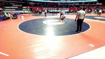 2A 113 lbs Cons. Round 1 - Jaxon Ferguson, Chatham (Glenwood) vs Nathan Ortiz, New Lenox (Providence Catholic)