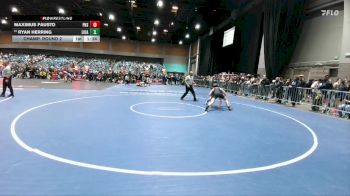 157 lbs Champ. Round 2 - Ryan Herring, Live Oak vs Maximus Fausto, Perry