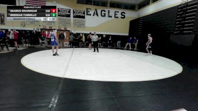 120 lbs Quarterfinal - Seamus Brannigan, Staples vs Brendan Tummillo, Glastonbury