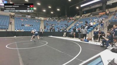 133 lbs Cons. Round 4 - Benjamin Kohler, Embry-Riddle (Ariz.) vs John Davis, Missouri Baptist University