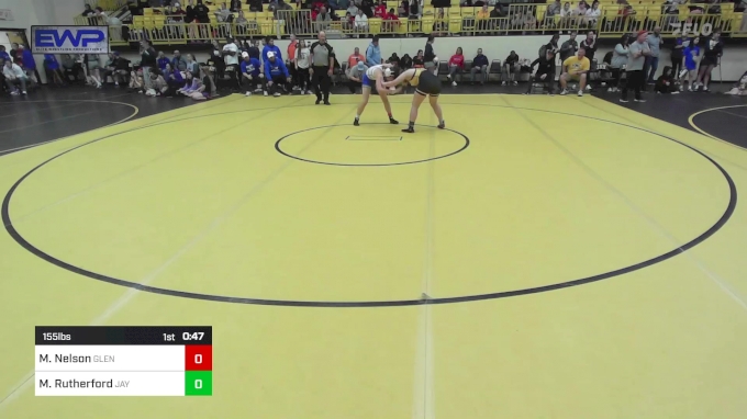 155 lbs Consi Of 8 #1 - Mara Nelson, Glenpool Girls HS vs Maddie ...