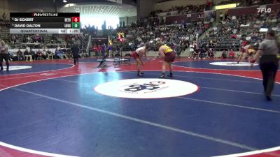 5A 285 lbs Quarterfinal - Dj Eckert, Beebe vs David Dalton, Lake Hamilton