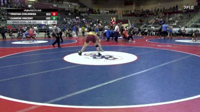 5A 157 lbs Cons. Semi - Cannon Vincent, Lake Hamilton vs Tristan Childress, Beebe