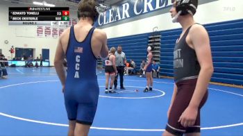 JV-18 lbs Round 3 - Edwatd Tonelli, Clear Creek-Amana vs Beck Oesterle, Mount Vernon