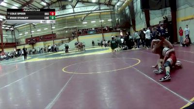 138 lbs Cons. Round 5 - Cole Speer, Brecksville vs Evan Stanley, Lowell