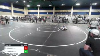 70 lbs Quarterfinal - Ryker Johnson, Eastern Oregon Elite vs Logan Crawford, Deer Park