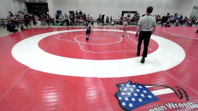 63 lbs Cons. Quarters - Matteo Roberts, Monona Grove/McFarland Wrestling Club vs Eden Callahan, Stoughton Viking Wrestling Club