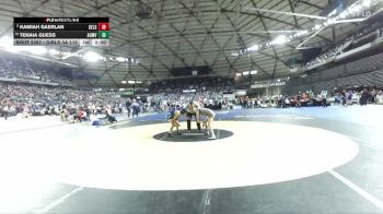 Girls 3A 115 lbs Champ. Round 2 - Tenaia Guess, Auburn Mountainview (Girls) vs Kamiah Gaerlan, Kelso (Girls)