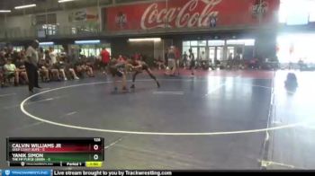 126 lbs Semis & 3rd Wb (16 Team) - Yanik Simon, The MF Purge Green vs Calvin Williams Jr, Gulf Coast Elite