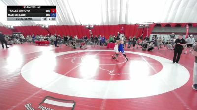 132 lbs Cons. Semis - Caleb Arroyo, Moen Wrestling Academy vs Max Millage, Sebolt Wrestling Academy