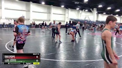 113 lbs Round 5 (6 Team) - Max Rowe, Team STL Red vs Luke Spiess, Foxfire Wrestling Club RED