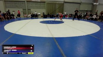 110 lbs Round 1 (8 Team) - Hannah Lopez, Oklahoma Blue vs Charley Jones, Ohio Red