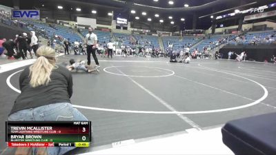 37 lbs Cons. Round 2 - Trevin McAllister, Team Lightning Wrestling Club vs Bryar Brown, Bluestem Wrestling Club