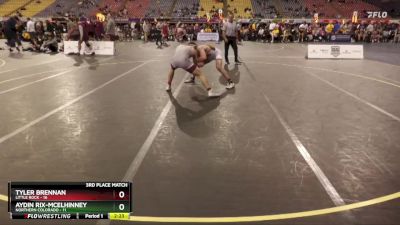 174 lbs Placement Matches (16 Team) - Aydin Rix-McElhinney, Northern Colorado vs Tyler Brennan, Little Rock