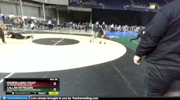 49 lbs Champ. Round 1 - Maximilliano Foley, UP Vikings Wrestling Club vs Callan Kittelson, South West Washington Wrestling Club
