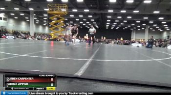 132 lbs Cons. Round 2 - Patrick Zimmer, IL vs Durben Carpenter, GA