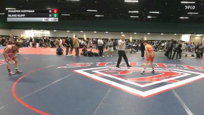 106 lbs Consi Of 16 #2 - Shaefer Hoffman, PA vs Blake Klipp, PA