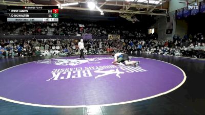 285 lbs 1st Place Match - JD McWalter, Gallatin vs Jesse James, Corvallis