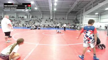 65 lbs Rr Rnd 3 - Reid Silverthorn, Mat Warriors Stars vs Waylon Worley, Ride Out Wrestling Club