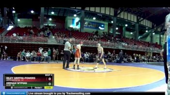 132 lbs Round 2 (6 Team) - Keenan Wyman, Blair vs Riley Griffin-Powers, Smith Center HS