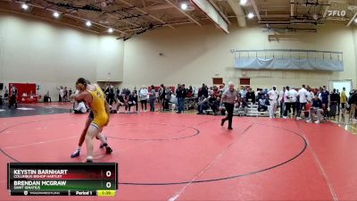 126 lbs Champ. Round 1 - Keystin Barnhart, Columbus Bishop Hartley vs Brendan McGraw, Saint Ignatius