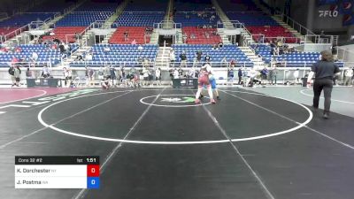 285 lbs Cons 32 #2 - Kamdyn Dorchester, New York vs Jay Postma, Washington