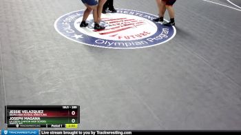 285 lbs Champ. Round 1 - Jessie Velazquez, Selma High School Wrestling vs Joseph Magana, La Costa Canyon High School Wrestling