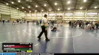 82 lbs 5th Place Match - Maximus Bell, Gold Rush Wrestling Academy vs Blake Mauch, Sons Of Atlas