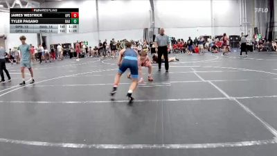 132 lbs Round 2 (4 Team) - James Westrick, GPS vs Tyler Pagano, Broad Axe Gold
