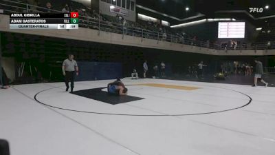 135 lbs Quarterfinal - Abdul Gibrilla, Salisbury vs Adam Gasteratos, Fullerton