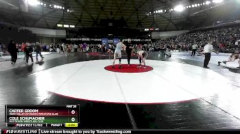 150 lbs Quarterfinal - Cole Schumacher, Mat Demon Wrestling Club vs Carter Groom, West Valley (Spokane) Wrestling Club