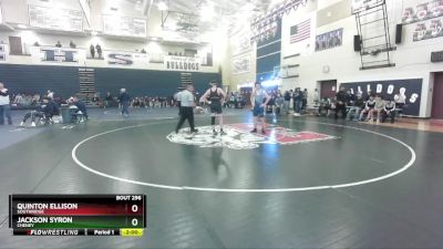 150 lbs Semifinal - Jackson Syron, Cheney vs Quinton Ellison, Southridge