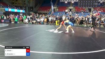 100 lbs Cons 8 #2 - Camdyn Elliott, Florida vs Sandy Breeden, Missouri