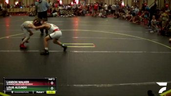 56 lbs Cons. Round 5 - Louis Alojado, RNWS vs Landon Walker, Glasgow Wrestling Academy