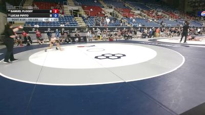 100 lbs Cons. Rd Of 32 - Samuel Floody, Rhode Island vs Lucas Pipito, Indiana