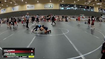 52 lbs Round 2 (6 Team) - Fitz Moreno, Cali Red vs James Irvine, CP Wrestling Academy