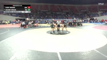 6A Boys 144 lbs Champ. Round 1 - Cody Rinard, Sandy Boys vs Jacoby Briles, Tigard Boys