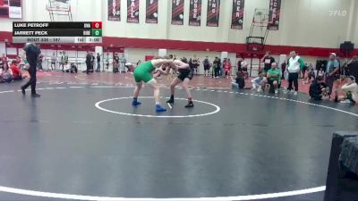 197 lbs Cons. Round 3 - Jarrett Peck, Big Bend vs Luke Petroff, Unattached