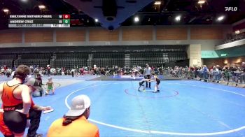 61-66 lbs Round 3 - Emilyanne Matherly-Berg, Fernley WC vs Andrew Cruz, Vasky Bros