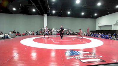 100 lbs Symon Woods, Illinois Greco vs Ben Kinney, Pennsylvania Blue