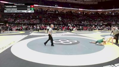 157 lbs Cons. Quarters - Owen Dennis, Harrison vs Kolten Hmel, St. Edward