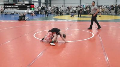 56 lbs Round 1 - 9:00am Saturday - Maverick Elliott, Mat Assassins vs Dominic Flores, Minnesota Funky Singlets