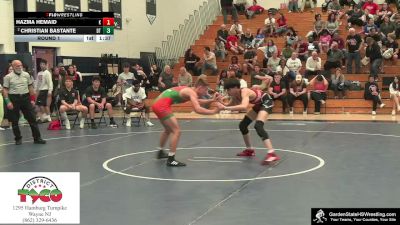 Boys-120 lbs Round 1 - Christian Bastante, Clarke`s Dream Team vs Hazma Hemaid, Nick`s Knights