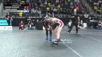 180 lbs Quarterfinal - Shenita Lawson, North Central College vs Madison Sandquist, Sacred Heart