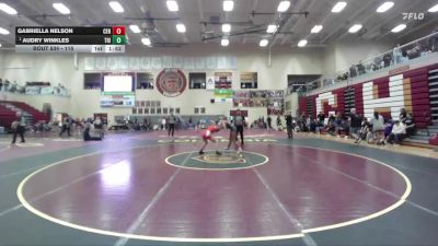 115 lbs Quarterfinal - Audry Winkles, TriValley vs Gabriella Nelson, Centennial