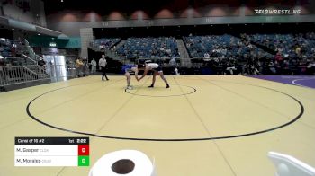 197 lbs Consi Of 16 #2 - Michael Gasper, Clackamas vs Mateo Morales, Cal State Bakersfield